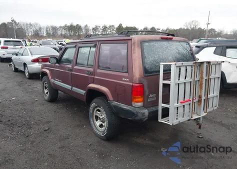 2000 Jeep Cherokee Sport из США, поврежденный, VIN 1J4FF48S1YL209984